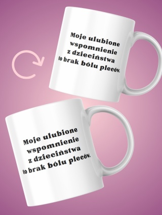 Kubek "Ból pleców" 330 ml