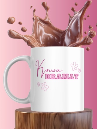 Kubek "Kur*a dramat" | 330 ml