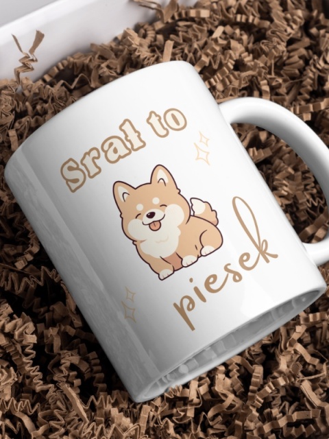 Kubek "Srał to piesek" 330 ml