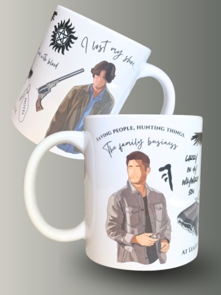 Kubek inspirowany "Supernatural" 330 ml
