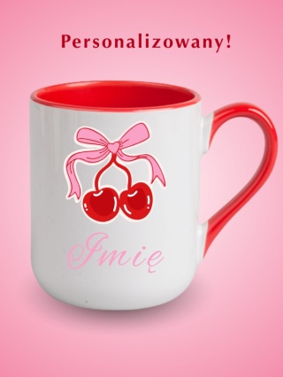 Kubek personalizowany "Cherry Aesthetic" 330 ml