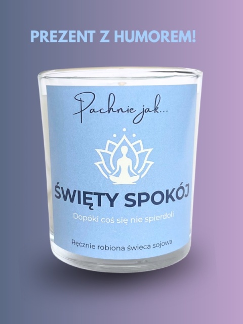 Świeca "Święty spokój" 180 ml