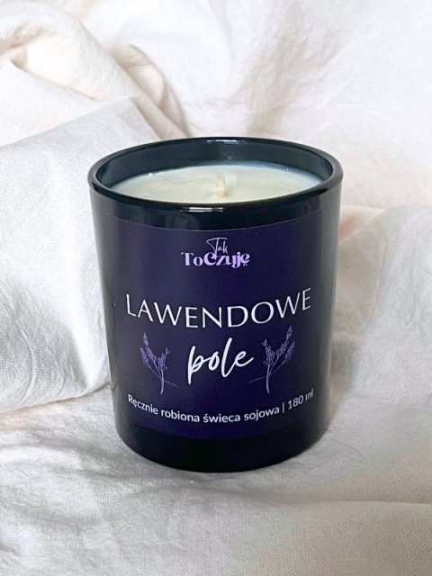 Świeca sojowa "Lawendowe pole" 180 ml