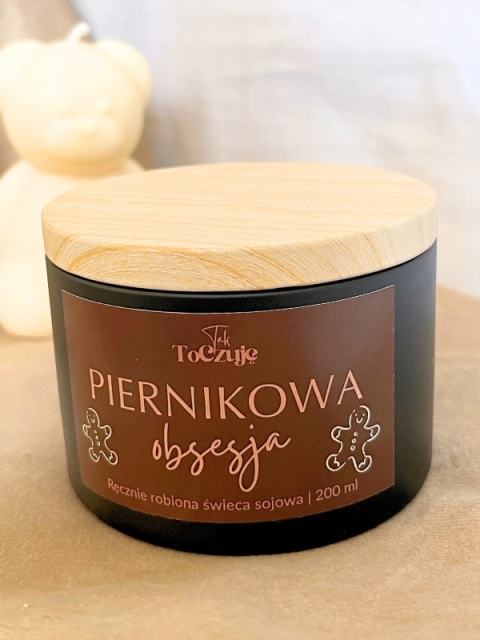 Świeca sojowa "Piernikowa obsesja" puszka