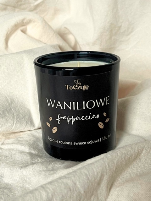 Świeca sojowa "Waniliowe frappuccino" 180 ml