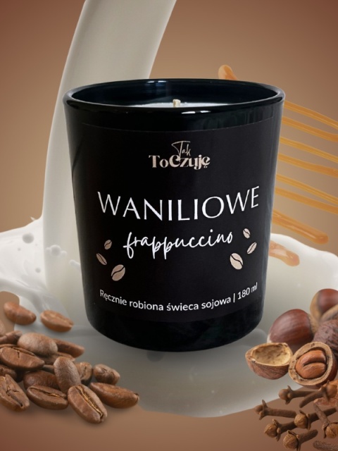 Świeca sojowa "Waniliowe frappuccino" 180 ml
