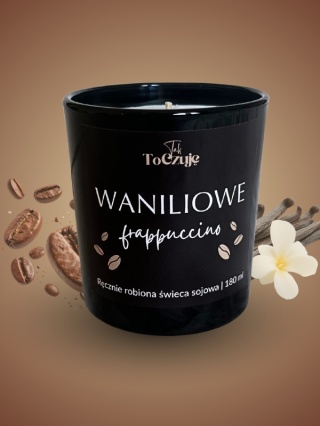 Świeca sojowa "Waniliowe frappuccino" 180 ml