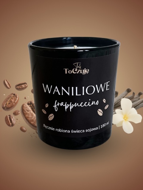 Świeca sojowa "Waniliowe frappuccino" 180 ml