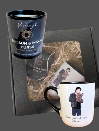 Zestaw inspirowany TVD | Świeca 180 ml + kubek 330 ml