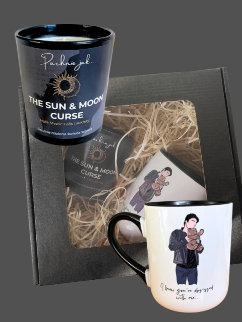 Zestaw inspirowany TVD | Świeca 180 ml + kubek 330 ml